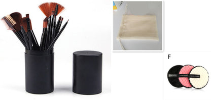 12 Piece Makeup Brush Set Blush Eyeshadow Eyelash Highlighter