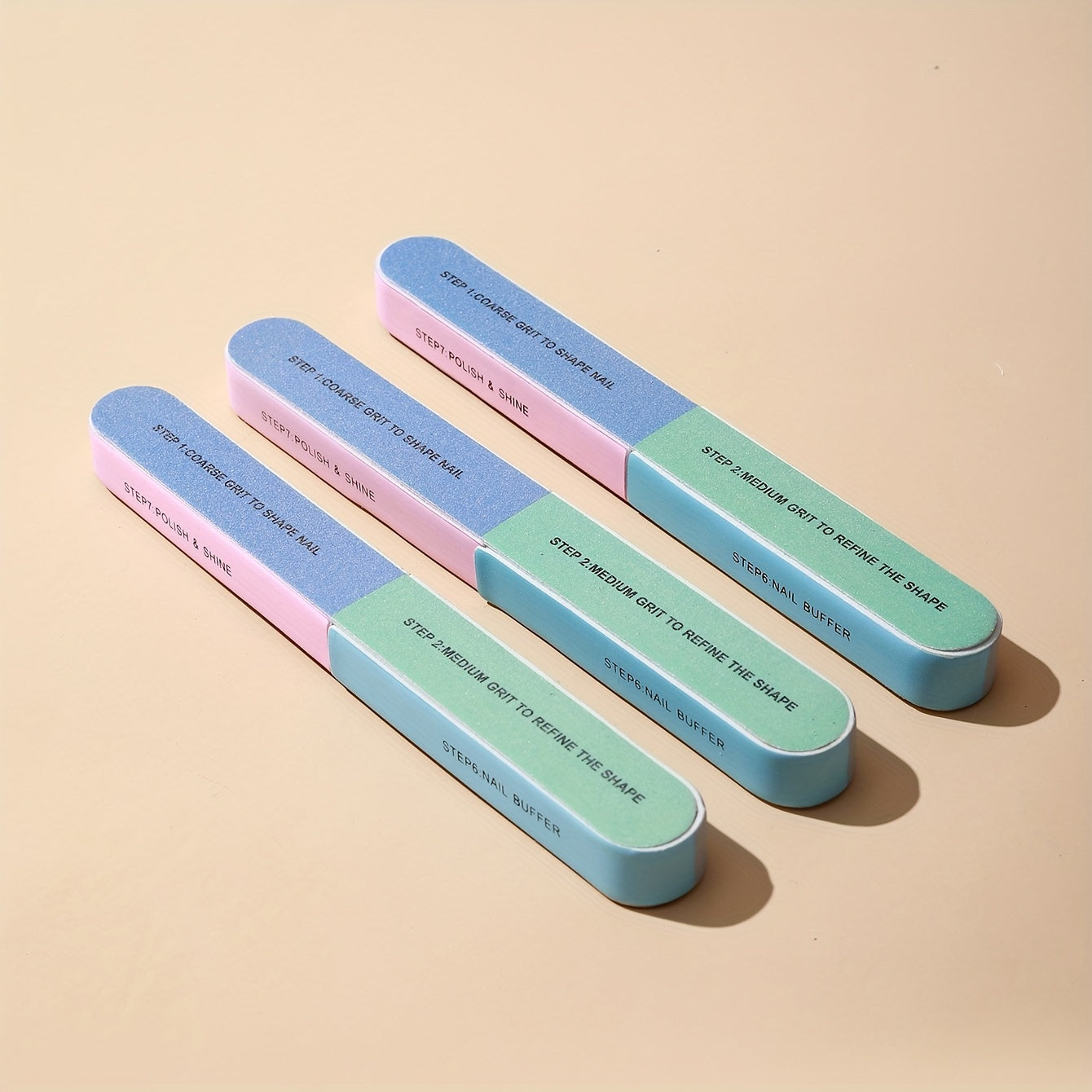 7 Sides Nail Cuticle Polish Strip Tool For Easy Manicure And Pedicure Clean Cut