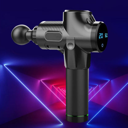 Fascia Gun Percussion Massager With LCD Touch Screen And Brushless Motor