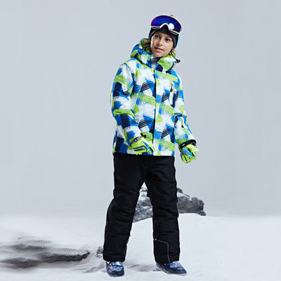 Kids Taslon Ski Shell Jacket For Snowboard And Skiing