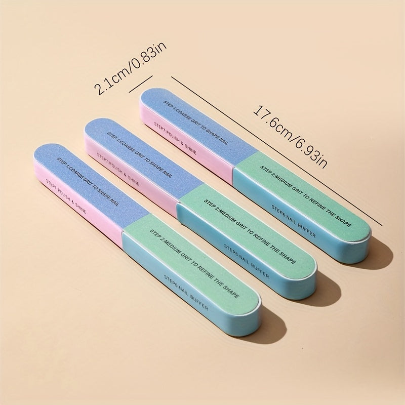 7 Sides Nail Cuticle Polish Strip Tool For Easy Manicure And Pedicure Clean Cut