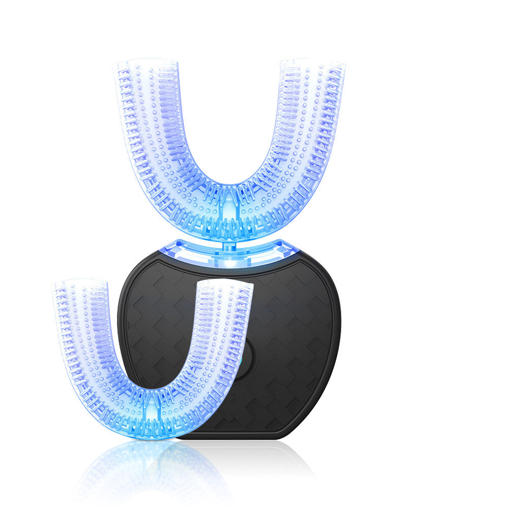 360 Degrees Automatic Electric Toothbrush Whitening Blue Light USB Charging