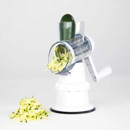 A&J 3-in-1 Roller Vegetable Slicer, Grater &amp; Mandoline Cutter